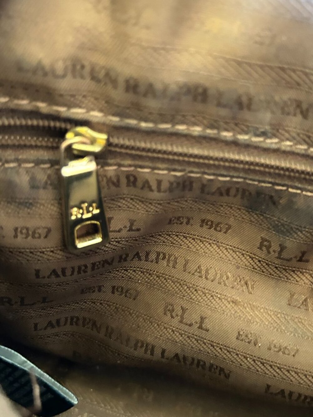 Lauren | Ralph Lauren Leather Crossbody Purse Black - Picture 6 of 16